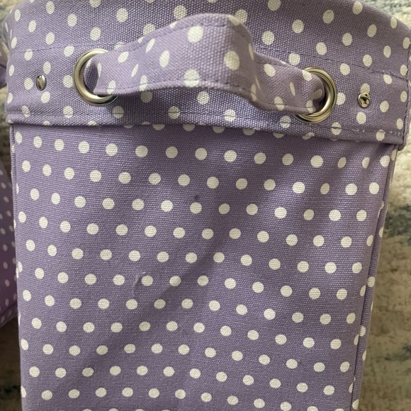 Purple Polka Dot Owl Storage Bins - Picture 4 of 6